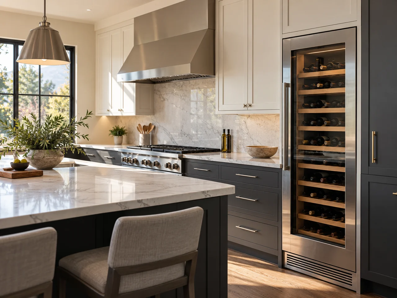 Illustration of a Sub-Zero wine cooler